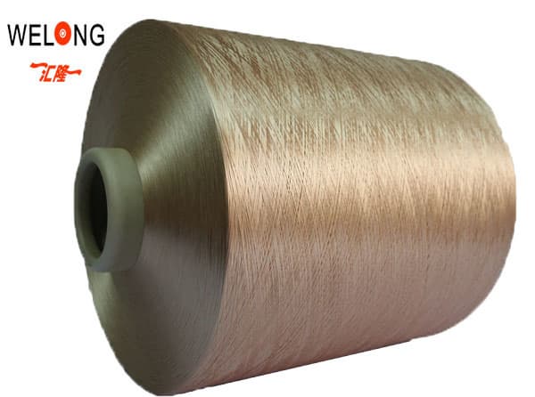 colored polyester textured yarn from huilong